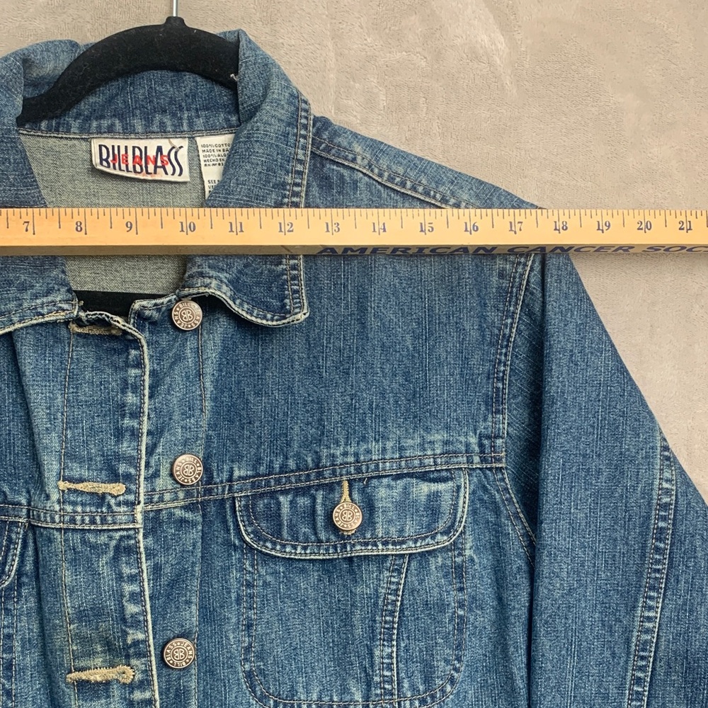 bill blass Medium Blue Denim Jean Jacket - Picture 10 of 16